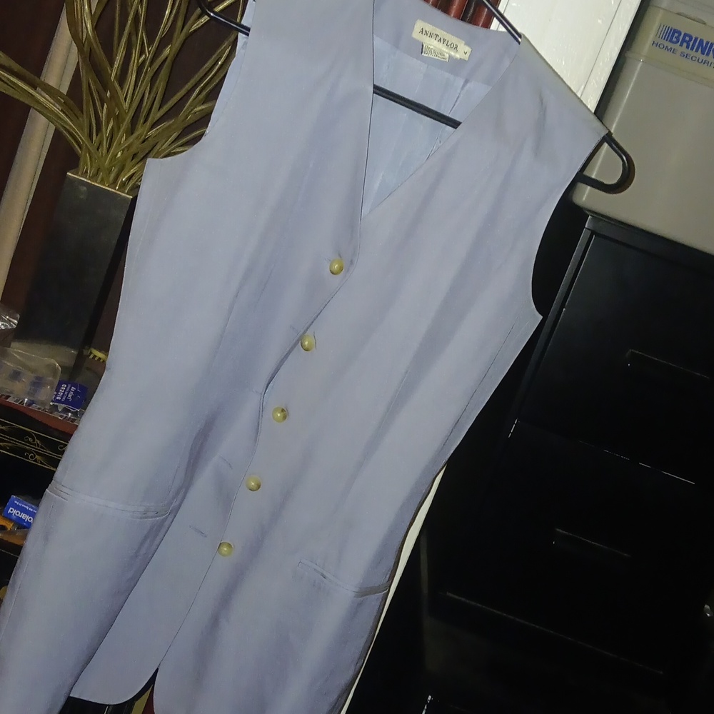 Ann Taylor pastel blue vest